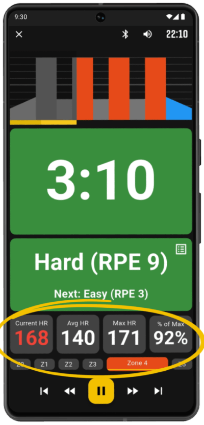 Heart Rate Monitor feature screenshot